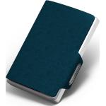 Pánské Kožené peněženky v modré barvě v moderním stylu z kůže s blokováním RFID 