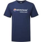 Pánská  Trička s kulatým výstřihem Montane v modré barvě s kulatým výstřihem 