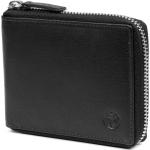 Pánské Kožené peněženky Lucléon v černé barvě v elegantním stylu z buvolí kůže s blokováním RFID 