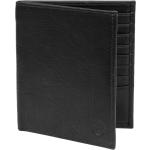 Pánské Kožené peněženky Lucléon v černé barvě v minimalistickém stylu z buvolí kůže s blokováním RFID 
