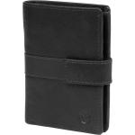 Pánské Kožené peněženky Lucléon v černé barvě v elegantním stylu z kůže s blokováním RFID 