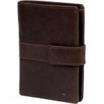Pánské Kožené peněženky Lucléon v hnědé barvě v elegantním stylu z buvolí kůže s blokováním RFID 