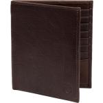 Pánské Kožené peněženky Lucléon v hnědé barvě v minimalistickém stylu z buvolí kůže s blokováním RFID 