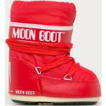 Dívčí Sněhule Moonboot v červené barvě z gumy ve velikosti 22 ve slevě na zimu 