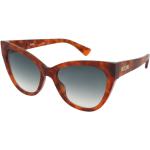 Dámské Designer Cat Eye sluneční brýle Moschino v hnědé barvě v elegantním stylu 