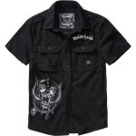 Pánské Košile s potiskem Brandit v černé barvě ve vintage stylu ve velikosti S s motivem Motörhead ve slevě 