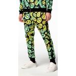 Pánské Sportovní kalhoty Mr. Gugu & Miss Go ve světle zelené barvě ve streetwear stylu ve velikosti L ve slevě 