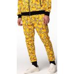 Pánské Běžecké kalhoty Mr. Gugu & Miss Go ve smetanové barvě ve streetwear stylu ve velikosti XXL ve slevě plus size 