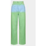 Dámské Designer Boyfriend jeans MSGM v zelené barvě ve velikosti XL ve slevě 