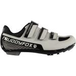 Dětské Cyklistické boty Muddyfox v bílé barvě ve velikosti 38 na suchý zip prodyšné ve slevě 