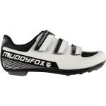 Muddyfox RBS100 Mens Cycling Shoes White/Black 10 (45)