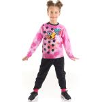 Dětská trička s dlouhým rukávem Dívčí v růžové barvě v retro stylu s batikovaným vzorem z bavlny ve slevě z obchodu BezvaSport.cz 
