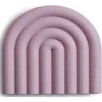 Kousátka v lila barvě ve skandinávském stylu ze silikonu 