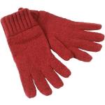 Pánské Zimní rukavice Myrtle Beach v tmavě červené barvě v elegantním stylu ve velikosti M 