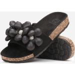 Dámské Letní pantofle v černé barvě v třpytivém stylu ve velikosti 38 se třpytkami 