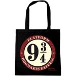 Pánské Nákupní tašky v černé barvě z bavlny s motivem Harry Potter 