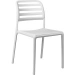 Nardi Bílá plastová zahradní židle Costa
