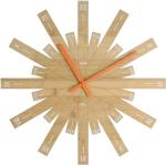 Nástěnné hodiny Alessi v béžové barvě v elegantním stylu z plastu 
