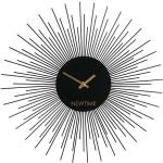 Nástěnné hodiny Boltze v šedé barvě z kovu ve slevě 