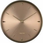 Nástěnné hodiny Karlsson v šedé barvě v elegantním stylu 