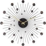 Nástěnné hodiny Karlsson v šedé barvě z plastu ve slevě 
