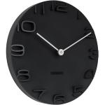Nástěnné hodiny Karlsson v šedé barvě v elegantním stylu z plastu 