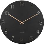 Nástěnné hodiny Karlsson v šedé barvě v elegantním stylu z ocele 