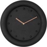Nástěnné hodiny Karlsson v černé barvě v elegantním stylu 