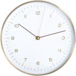 Nástěnné hodiny v bílé barvě z hliníku 