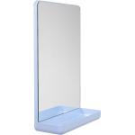 Zrcadla na zeď Design Letters v modré barvě v elegantním stylu z ocele 