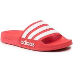 Pánské Nazouváky adidas Adilette v červené barvě ve velikosti 42 na léto 