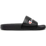 Pánské Kožené pantofle Champion v černé barvě z koženky ve velikosti 40 veganské ve slevě 