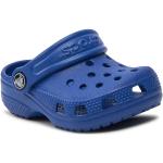 Chlapecké Nazouváky Crocs Littles v modré barvě na léto 