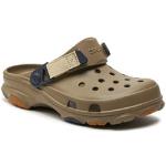 Pánské Gumové pantofle Crocs v hnědé barvě na léto 