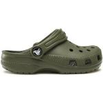 Pánské Gumové pantofle Crocs ve vojensky zelené barvě v army stylu ve slevě na léto 