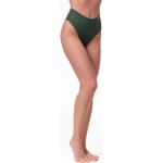Dámské Sportovní plavky Nebbia v zelené barvě v retro stylu ve velikosti S s vysokým pasem ve slevě 