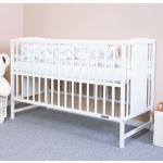 Dětské postele v bílé barvě v moderním stylu z borovice ve slevě 