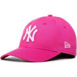 Dětské kšiltovky NEW ERA v růžové barvě z bavlny s motivem New York Yankees ve slevě 