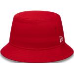 Bucket klobouky NEW ERA v červené barvě v retro stylu z polyesteru ve velikosti L ve slevě 