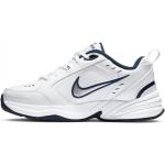 Nike Air Monarch IV Training Shoes Mens White/Silver 9.5 (44.5)