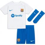 Dětské soupravy Nike FC Barcelona v šedé barvě ve slevě 
