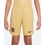 Nike Barcelona Away Shorts 2022 2023 Juniors Gold/Purple 11-12 let