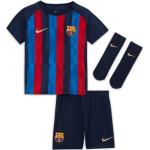 Dětské soupravy Nike FC Barcelona v modré barvě sportovní ve slevě 
