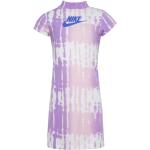 Dětská trička s potiskem Dívčí v růžové barvě s batikovaným vzorem strečové ve slevě od značky Nike z obchodu DragonSport.cz 