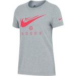  Trička Nike Swoosh v šedé barvě ve velikosti XXL ve slevě 