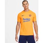 Nike FC Barcelona Training Top Mens Orng/Blk XS
