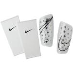 Fotbalové chrániče Nike Mercurial v bílé barvě ve velikosti XS 