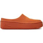 Dámské Kožené pantofle Nike 800 v oranžové barvě z kůže ve velikosti 36 na léto 