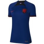 Dámské Fotbalové dresy Nike v modré barvě ve velikosti 10 s krátkým rukávem ve slevě 