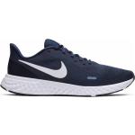 Minimalistické běžecké boty Nike Revolution 5 v modré barvě v minimalistickém stylu prodyšné 